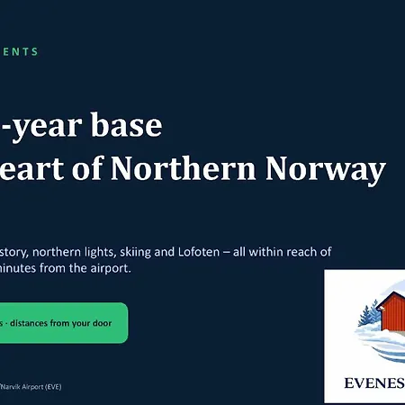 Evenes As - Self Check-in 3 Min From The Airport * Evenesmarkja